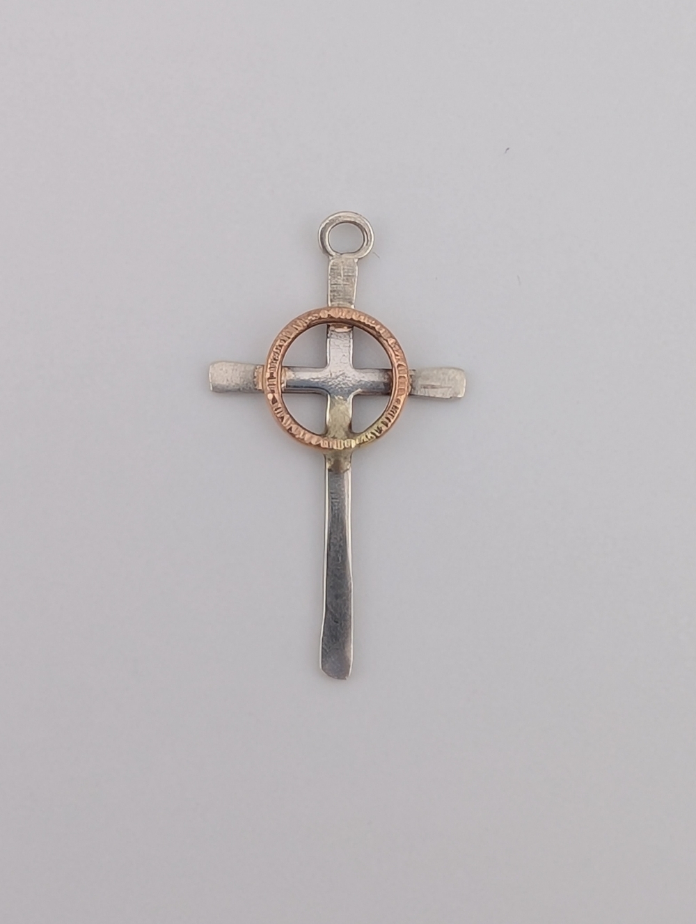 Vintage Sterling Celtic Cross Pendant Charm - 925 Silver Estate Jewelry - Picture 2 of 7